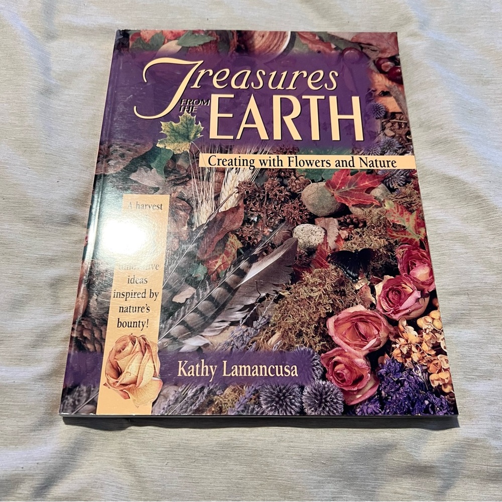 Treasures from the Earth Nature Crafts Kathy Lamancusa Vintage 1998 DIY
